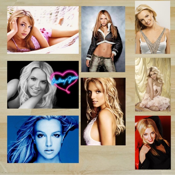 Other - Britney Spears Queen of Pop 4x6 Portraits 8pc set
